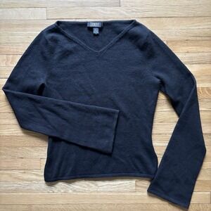 Laundry By Shelli Segal Bell Sleeves 100% Cashmere Sweater Small Y2K Whimsigoth